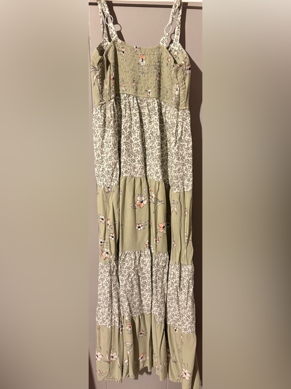 Women’s Small Spaghetti Strap Floral Dress - Picture 3 of 3